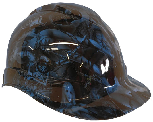 Hard Hat Ridgeline Cap Style Custom Light Blue Fantasy Girls