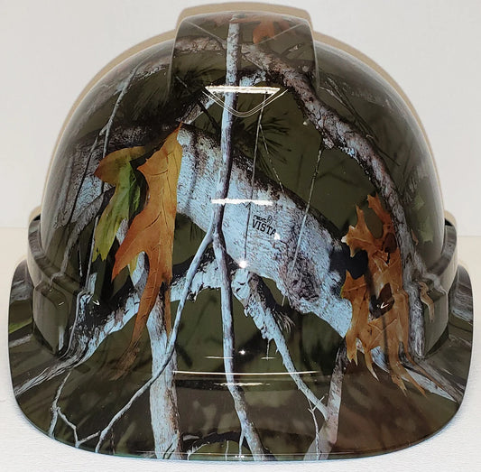 Hydro Dip Hard Hats Green Vista Camo Pyramex Ridgeline Protective Helmet