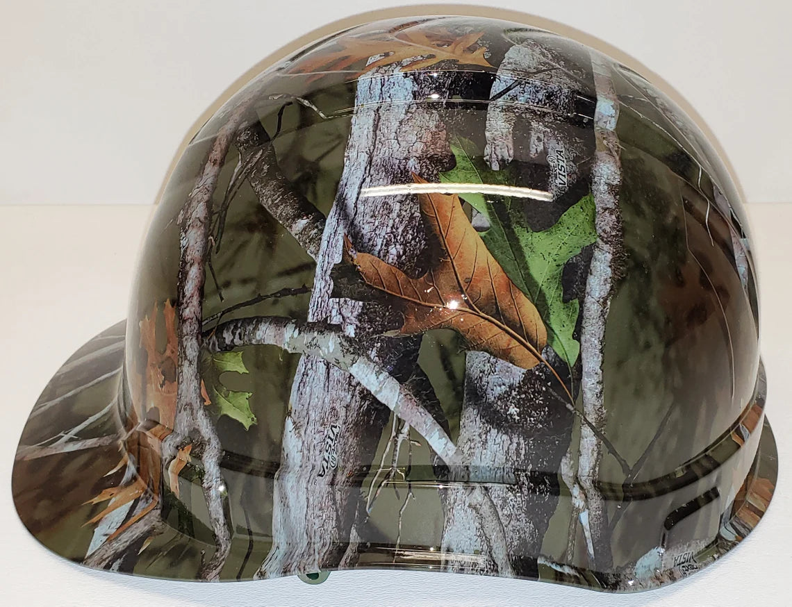 Hydro Dip Hard Hats Green Vista Camo Pyramex Ridgeline Protective Helmet