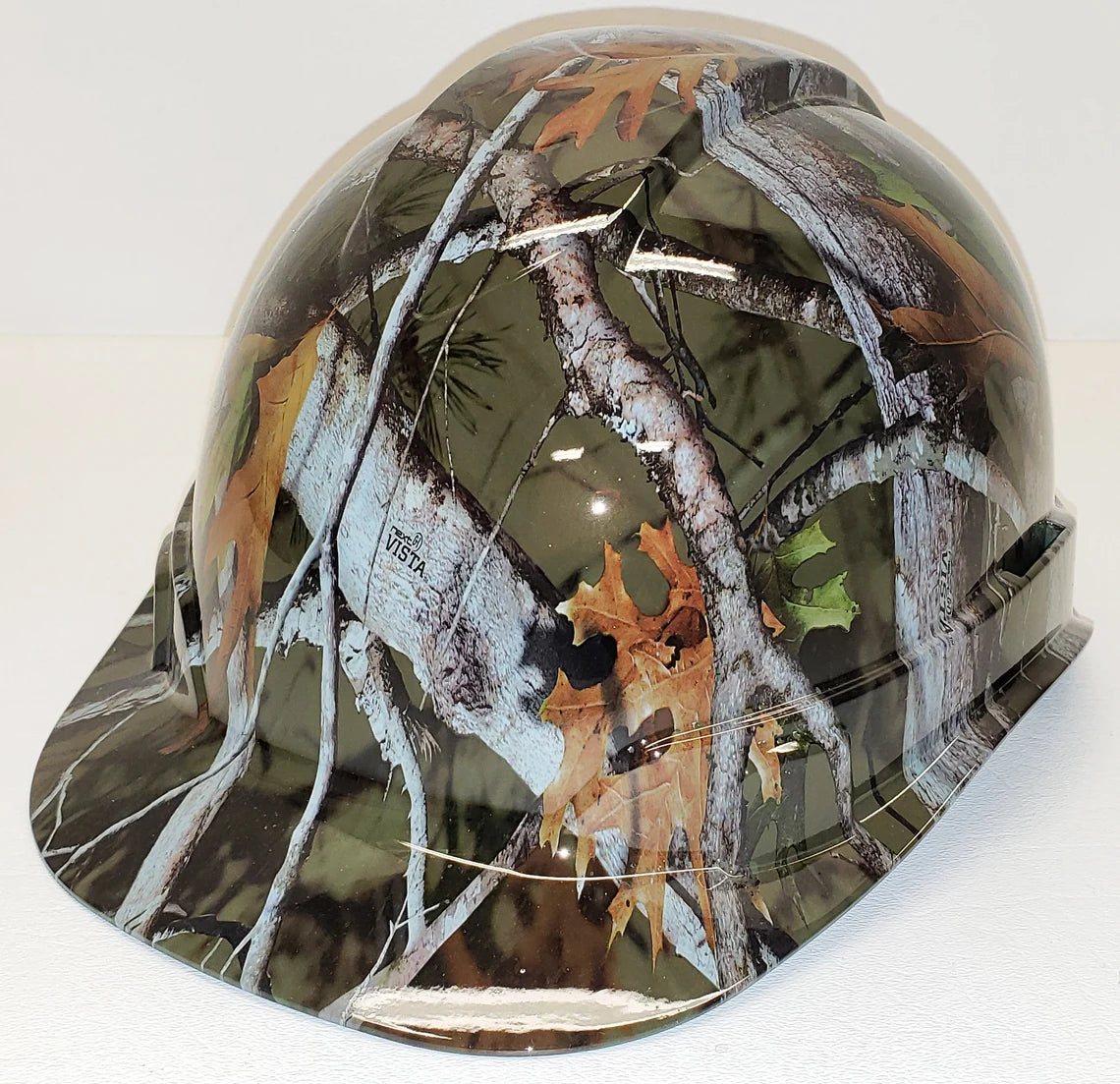 Hydro Dip Hard Hats Green Vista Camo Pyramex Ridgeline Protective Helmet