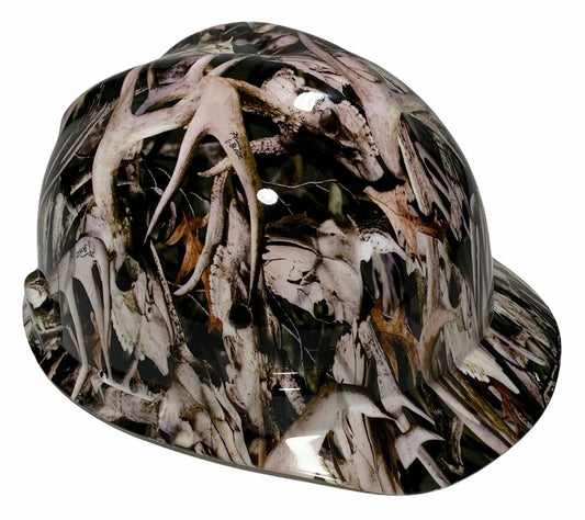 Hard Hat MSA V-Gard Cap Style Custom Camo Bonz Hydro Dipped