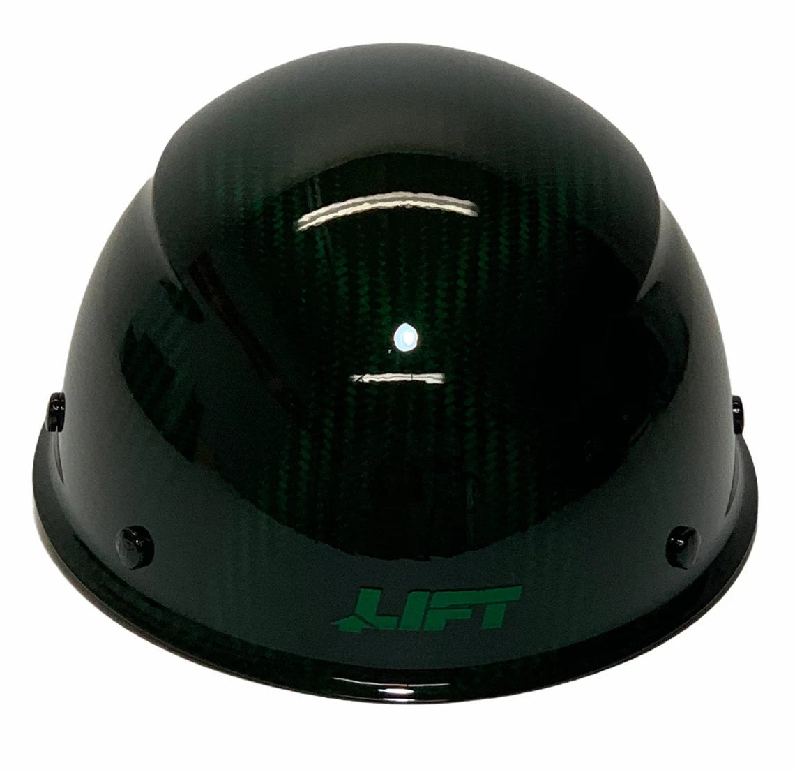 Custom Hydro Dipped Translucent Green Lift Dax Carbon Fiber HDCC-17KG Cap Style Hard Hat