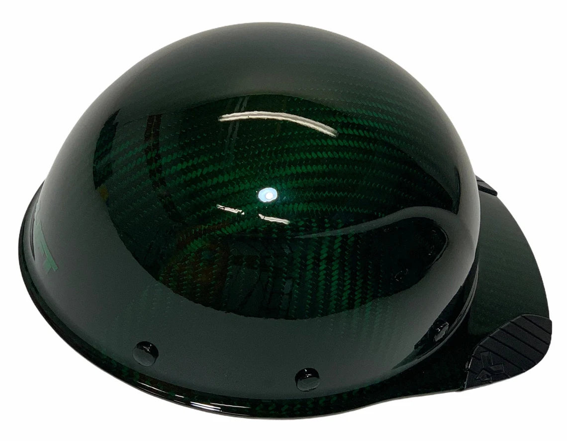 Custom Hydro Dipped Translucent Green Lift Dax Carbon Fiber HDCC-17KG Cap Style Hard Hat