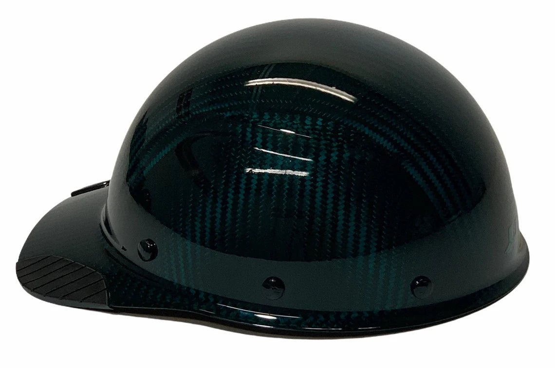 Custom Hydro Dipped Translucent Teal Lift Dax Carbon Fiber HDCC-17KG Cap Style Hard Hat