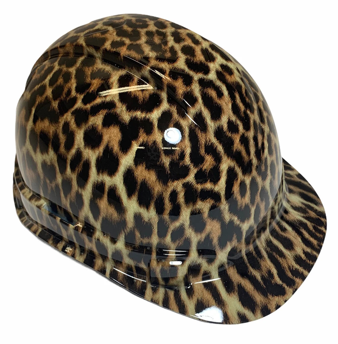 Hard Hat Ridgeline Cap Style Custom Cheetah Print