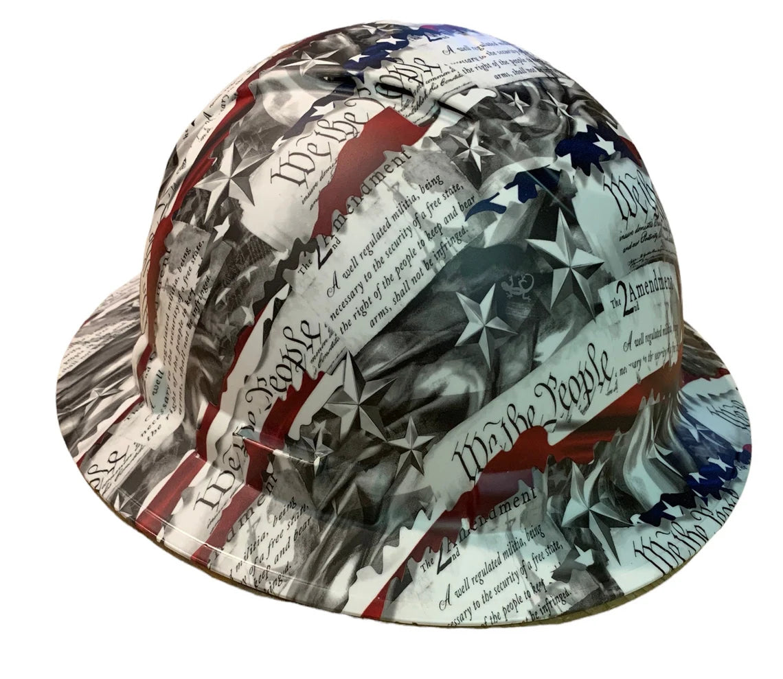 Hydro Dip Hard Hat Vented We The People Pyramex Ridgeline Protective