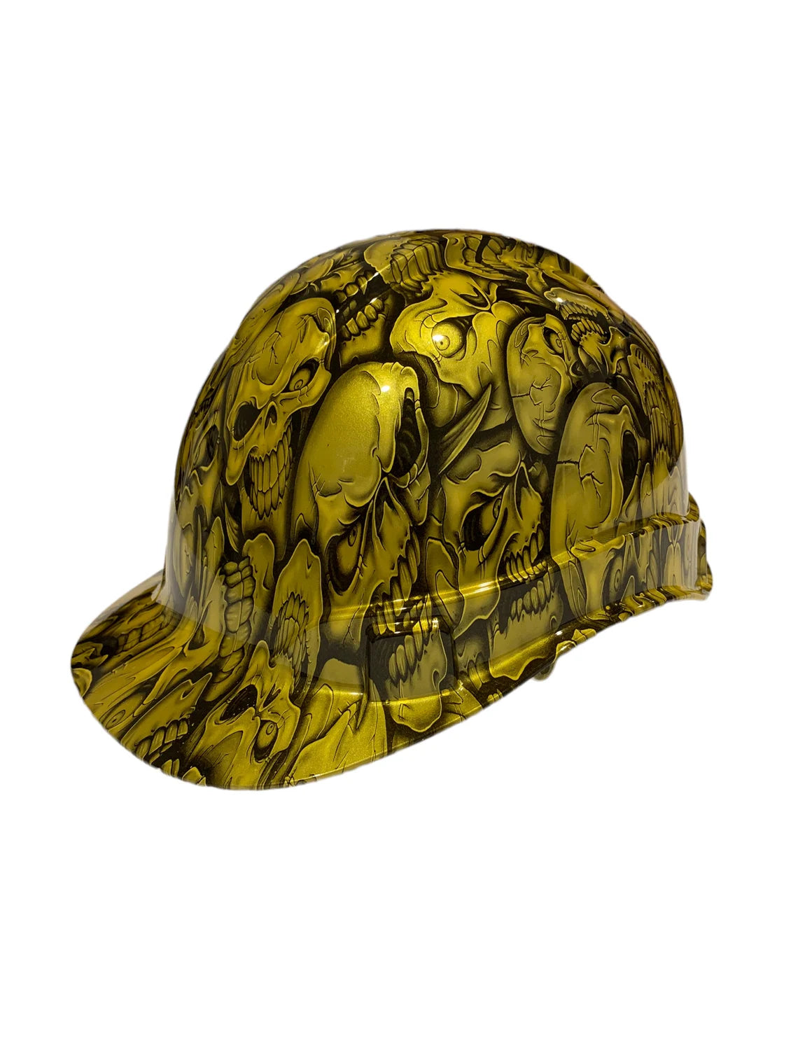 Hard Hat Hydro Dipped Ridgeline Cap Kandy Gold Insanity Skulls