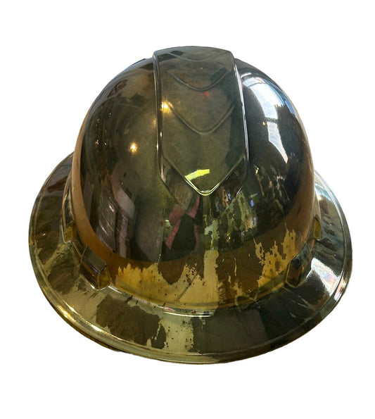 Custom Ridgeline Full Brim Hard Hat Donovan's Special Weathered Chrome