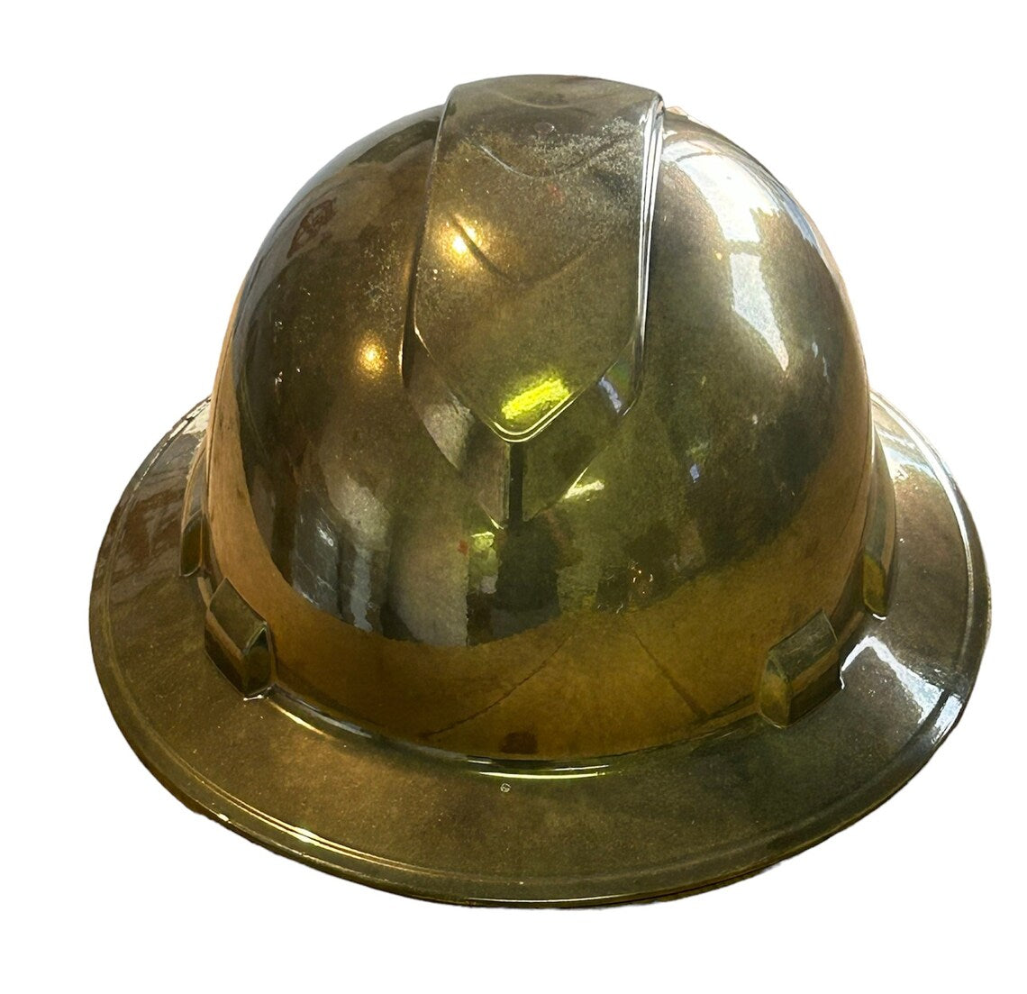 Custom Ridgeline Full Brim Hard Hat Donovan's Special Tarnished Chrome