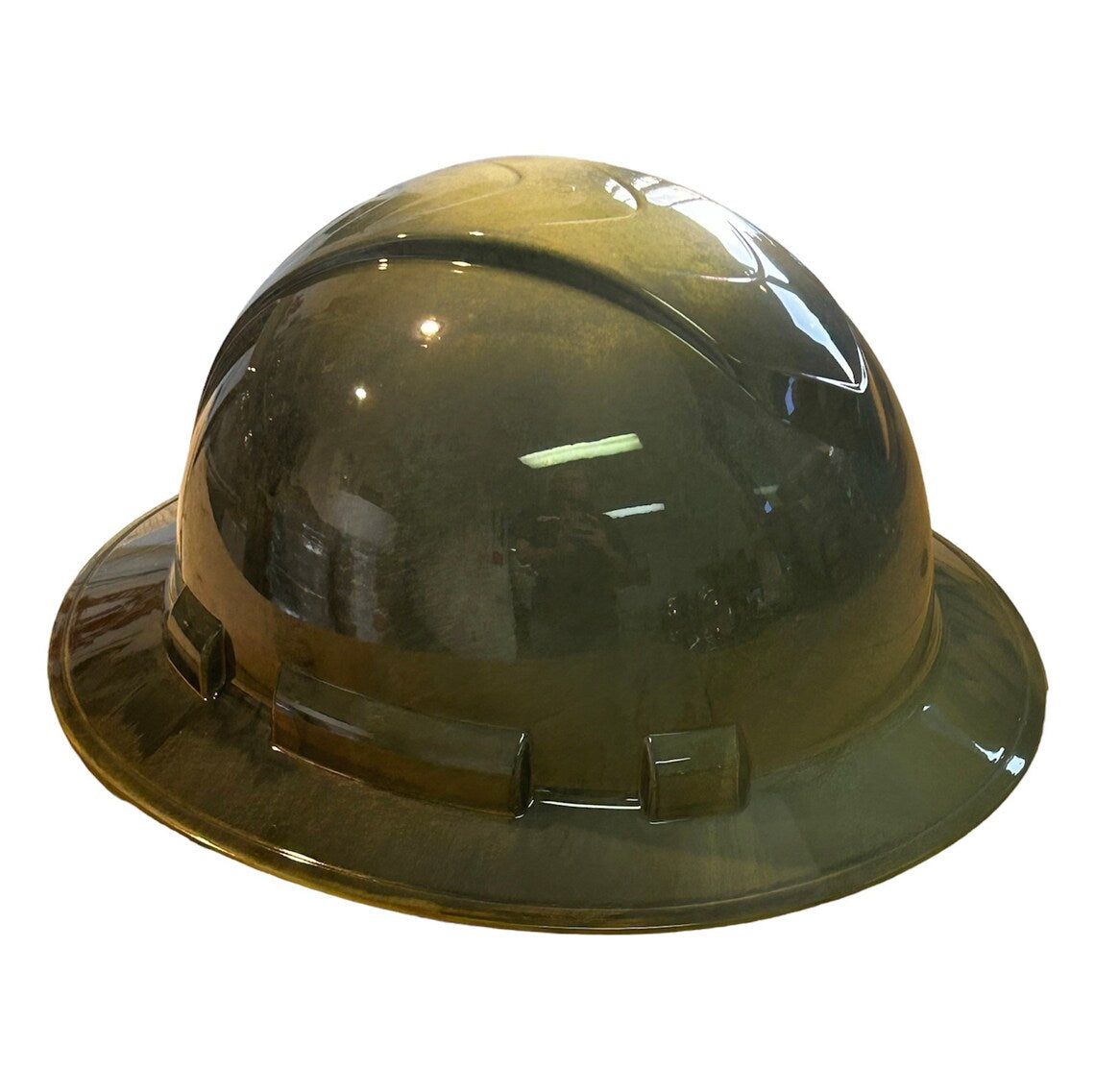 Custom Ridgeline Full Brim Hard Hat Donovan's Special Tarnished Chrome