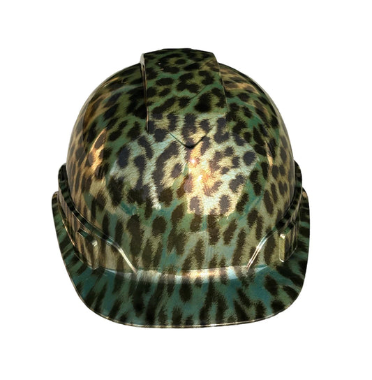 Hard Hat Ridgeline Cap Style Custom Chrome Cheetah