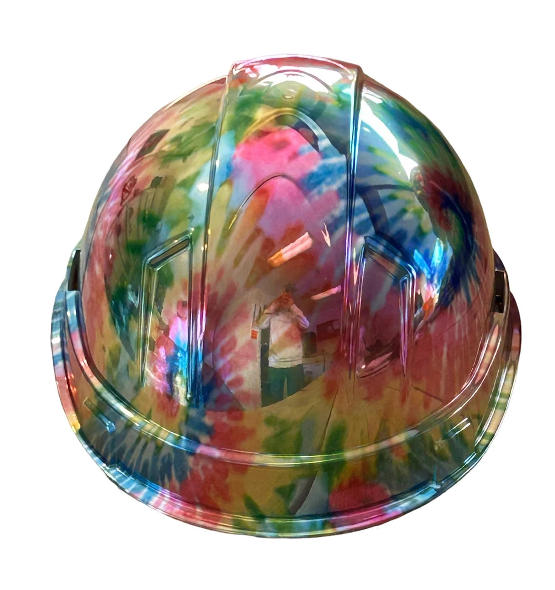 Hard Hat Ridgeline Cap Style Custom Chrome Tie Dye