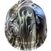 Custom Hydro Dipped Hard Hat Ridgeline Cap Style White Ace Of Skulls Vented