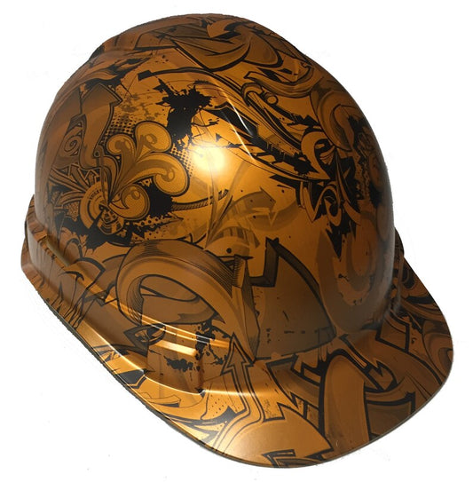 Custom Hydro Dipped Hard Hat HOK Sunset Pearl Graffiti