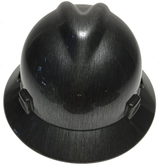 Hard Hat MSA V-Gard Full Brim Stainless Steel Hydro Dipped