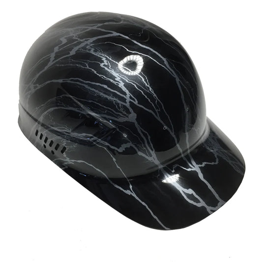 Custom Hydro Dipped Silver Lightning Bump Cap