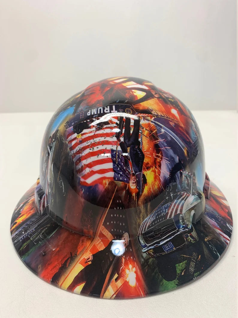 Hydro Dip Trump Lift Briggs HBFC-7G Full Brim Vented Hard Hat