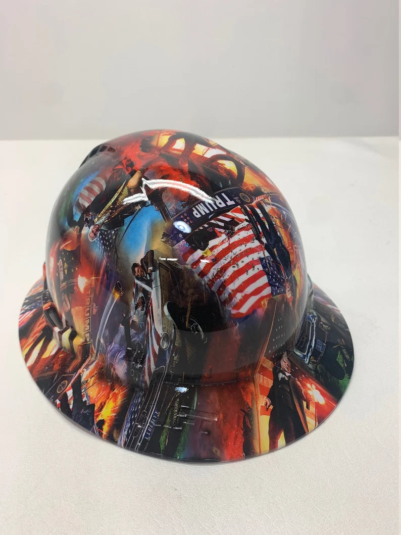 Hydro Dip Trump Lift Briggs HBFC-7G Full Brim Vented Hard Hat