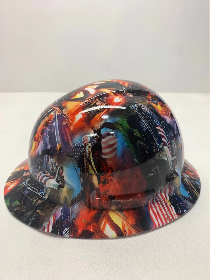 Hydro Dip Trump Lift Briggs HBFC-7G Full Brim Vented Hard Hat