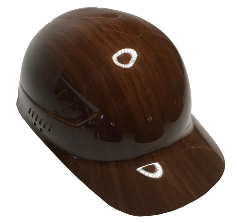 Custom Hydro Dipped Bump Cap Brown Oak