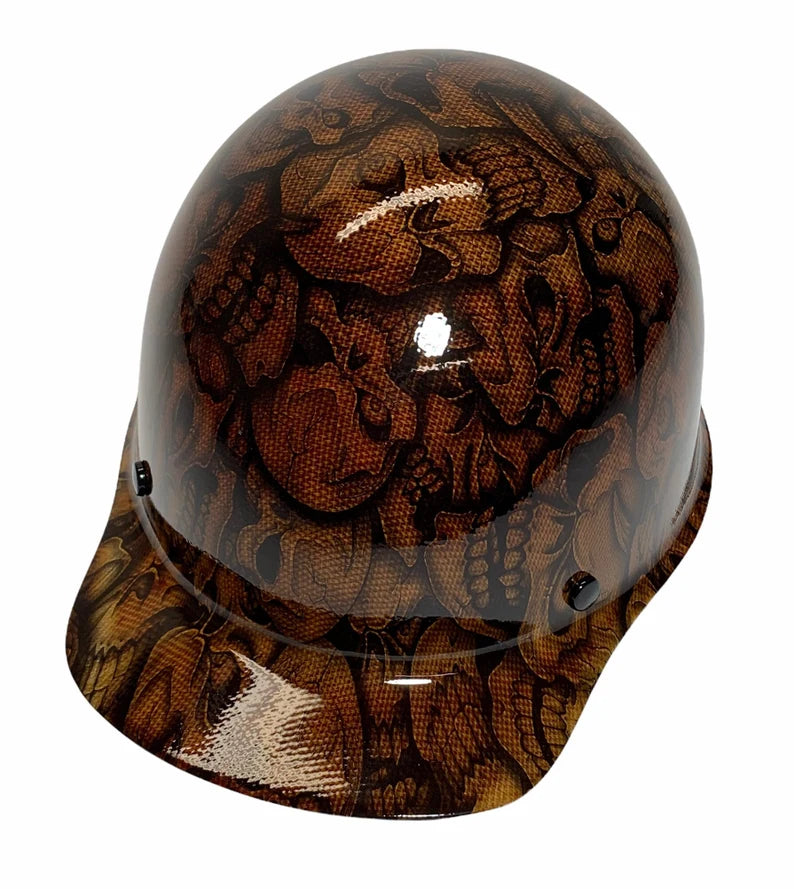 Custom Hard Hat Insanity Skulls MSA SkullGard Cap Style