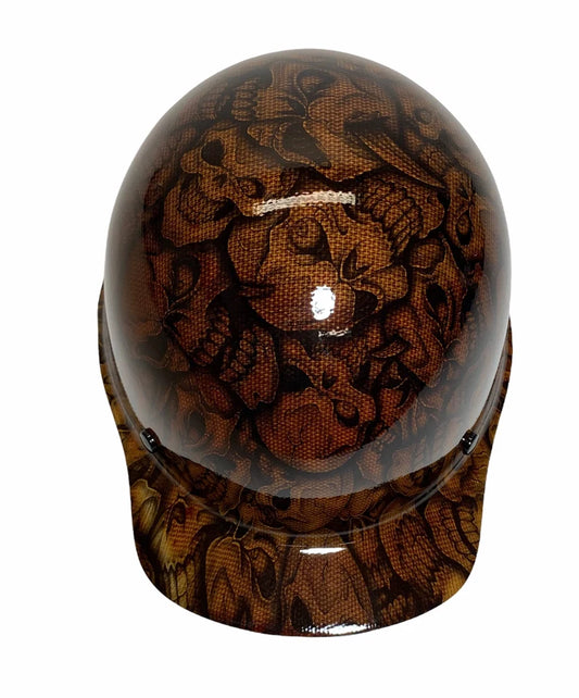 Custom Hard Hat Insanity Skulls MSA SkullGard Cap Style