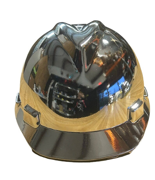 Hard Hat MSA V-Gard Cap Style Custom Chrome