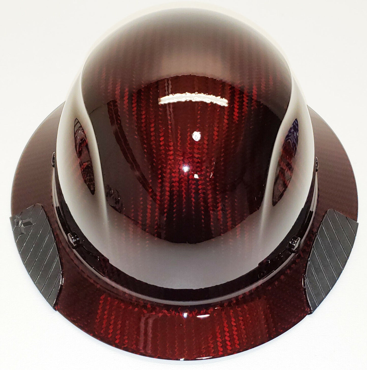 Custom Translucent Red Carbon Fiber Lift DAX Carbon Fiber HDC-15KG FB Hard Hat