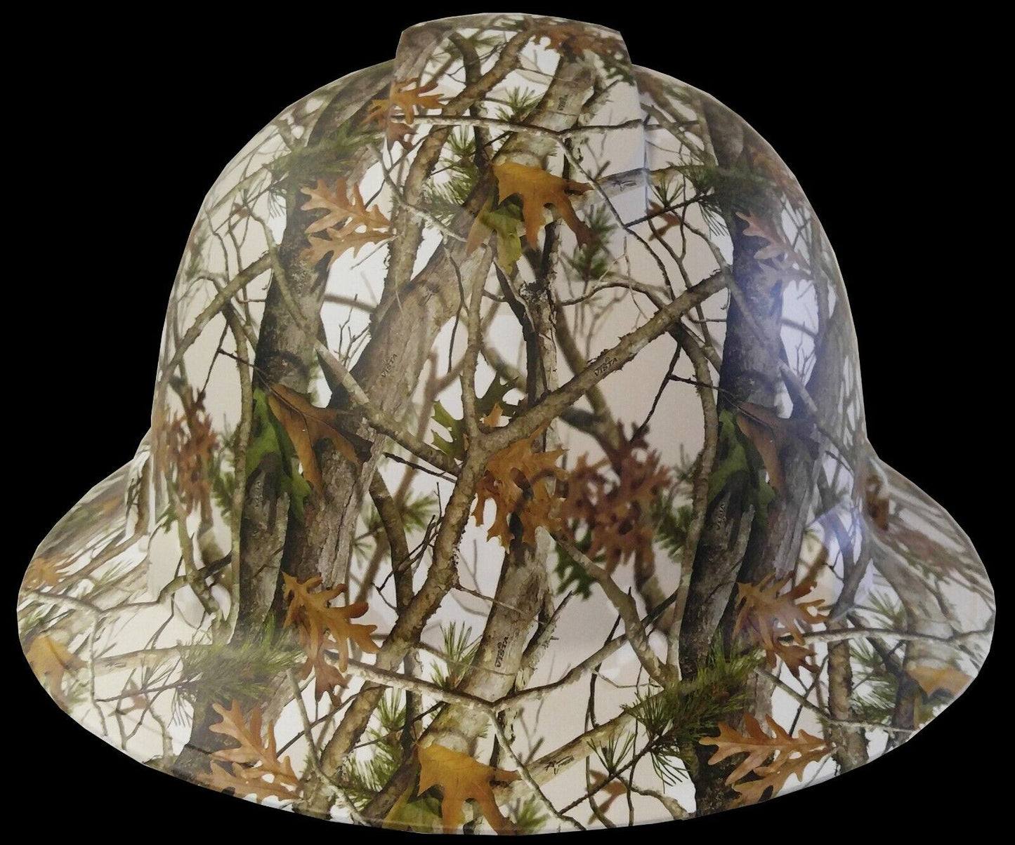 Hydro Dipped Hard Hat Ridgeline Full Brim Custom White Vista Camo