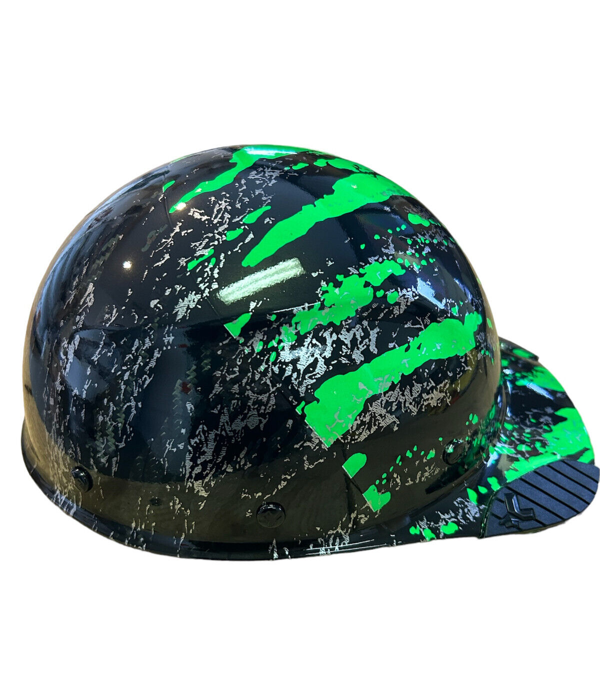 Custom Hydro Dipped Black and Green Marble Splash Lift DAX Fifty 50