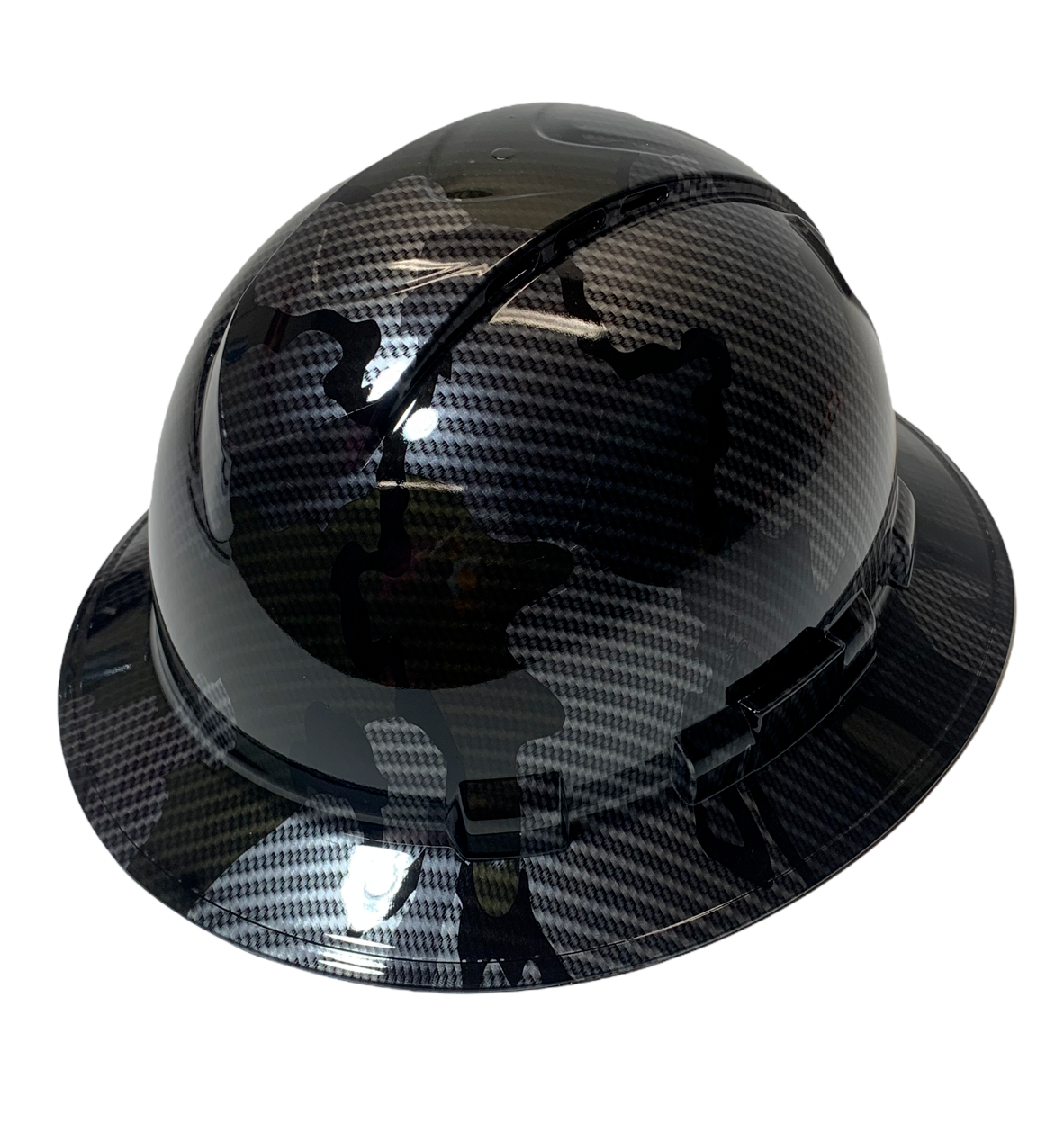 HydroDipped Hard Hat Ridgeline Vented FB Dipped Carbon Fiber Camo