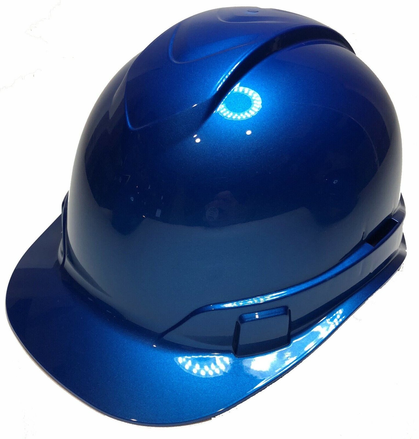 Custom Painted Hard Hat Ridgeline Cap Style Speedway Blue