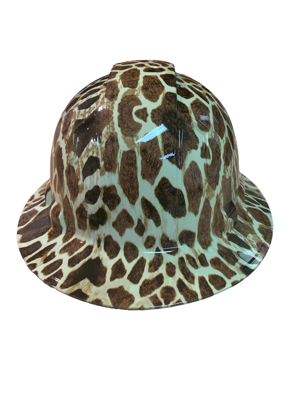 Hard Hat Ridgeline Full Brim Custom Hydro Dipped Giraffe