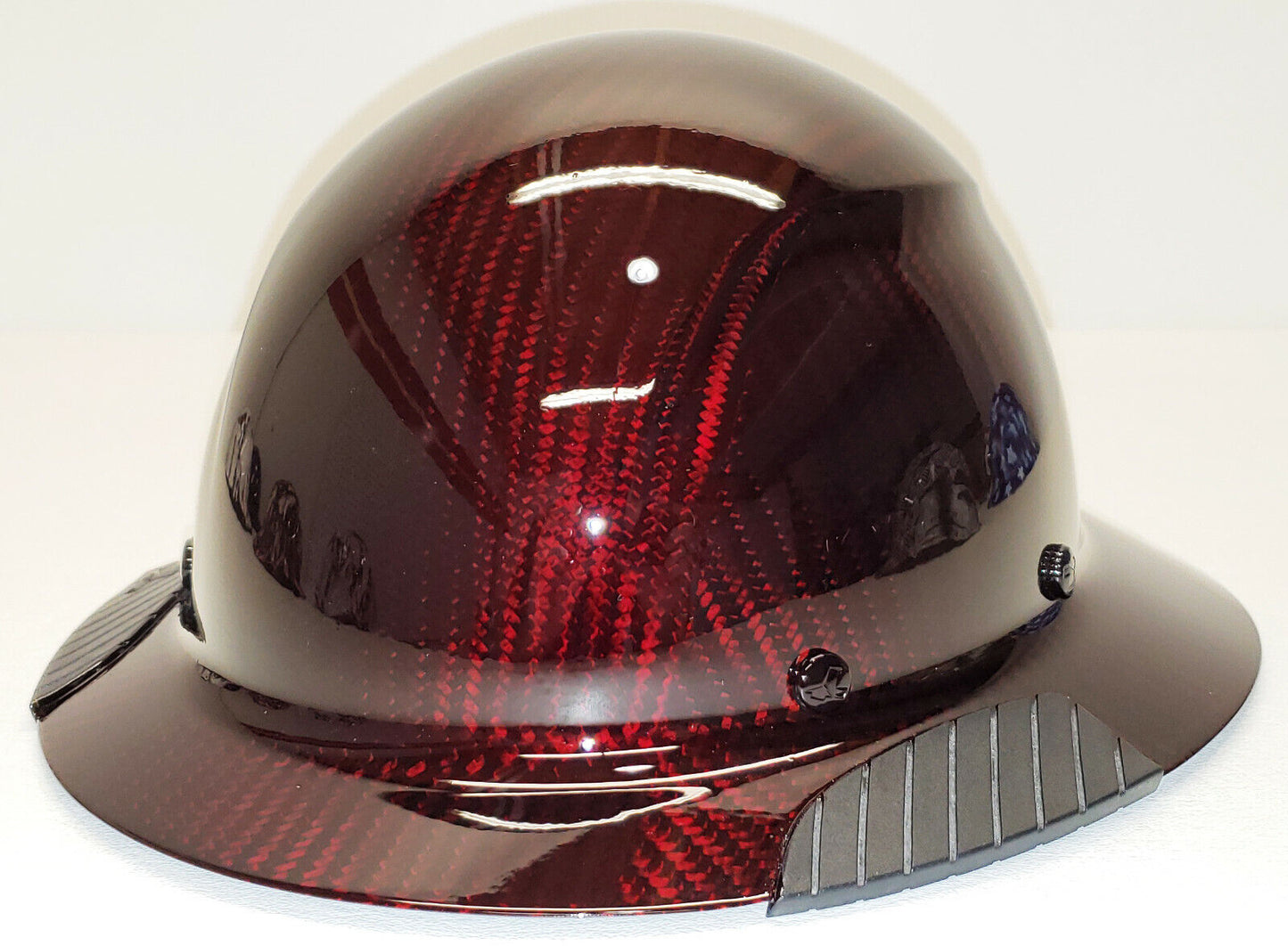 Custom Translucent Red Carbon Fiber Lift DAX Carbon Fiber HDC-15KG FB Hard Hat