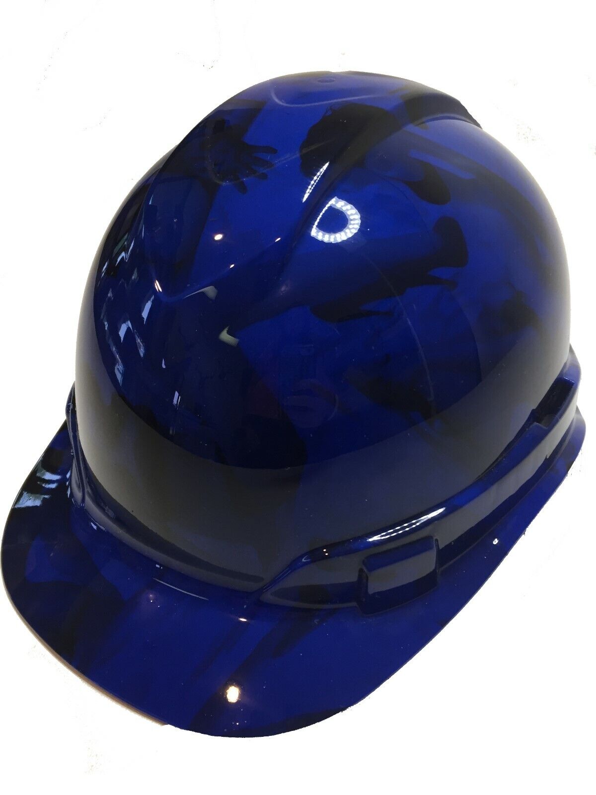 Hydro Dipped Hard Hat Ridgeline Cap Style Custom Blue Lace Girls