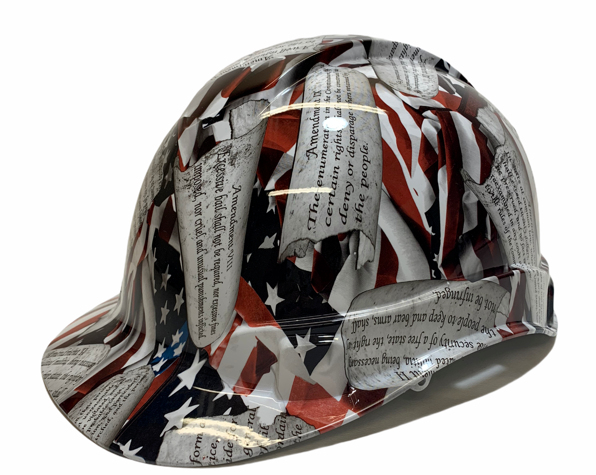 Hydro Dipped Hard Hat Ridgeline Cap Style Custom Amendments