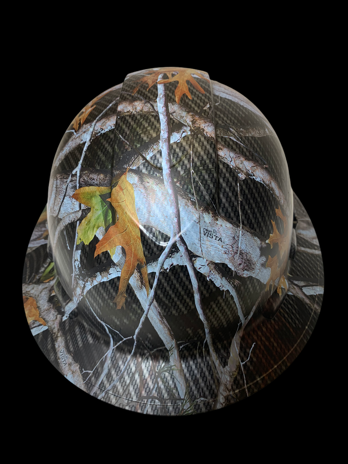 Hydro Dipped Hard Hat Ridgeline Full Brim Custom Carbon Fiber Vista Camo