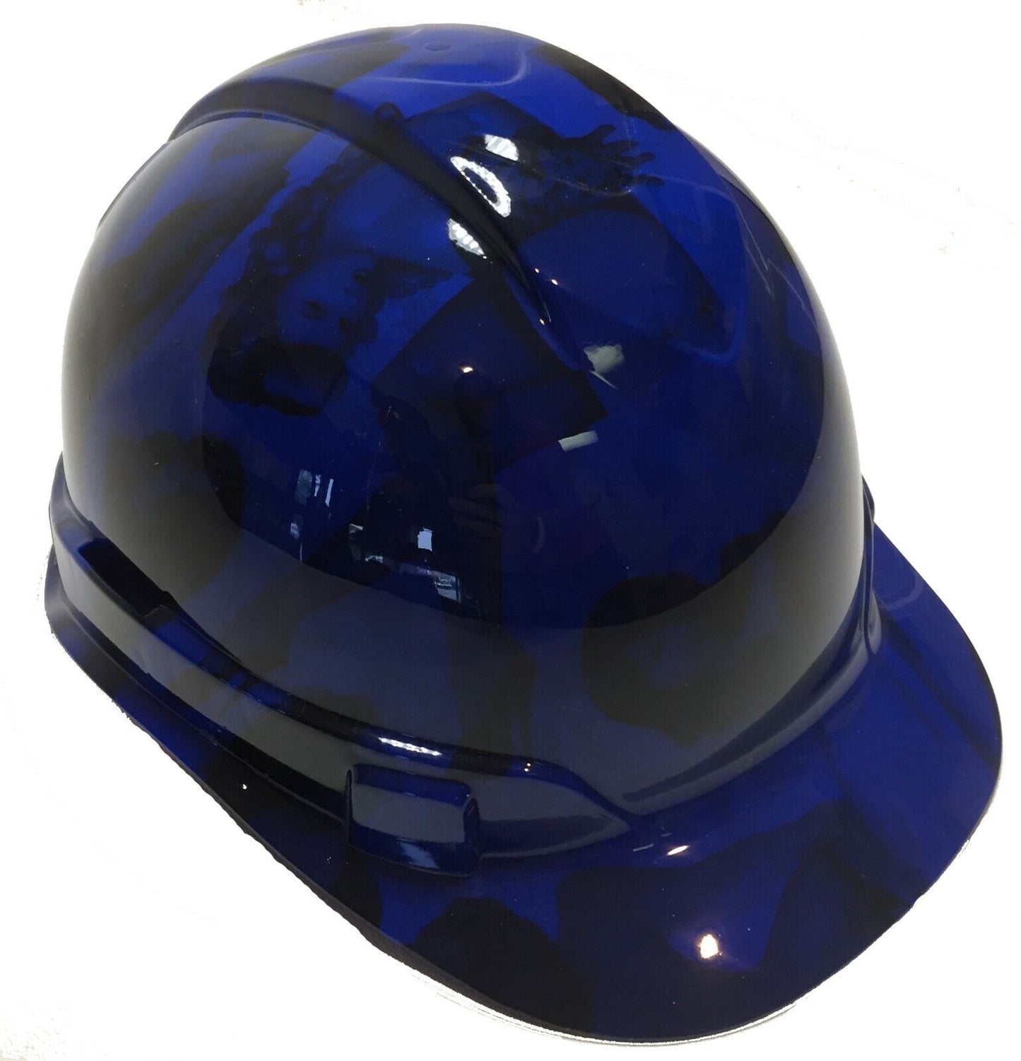 Hydro Dipped Hard Hat Ridgeline Cap Style Custom Blue Lace Girls