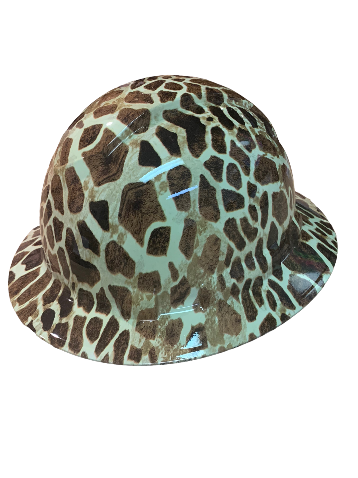 Hard Hat Ridgeline Full Brim Custom Hydro Dipped Giraffe