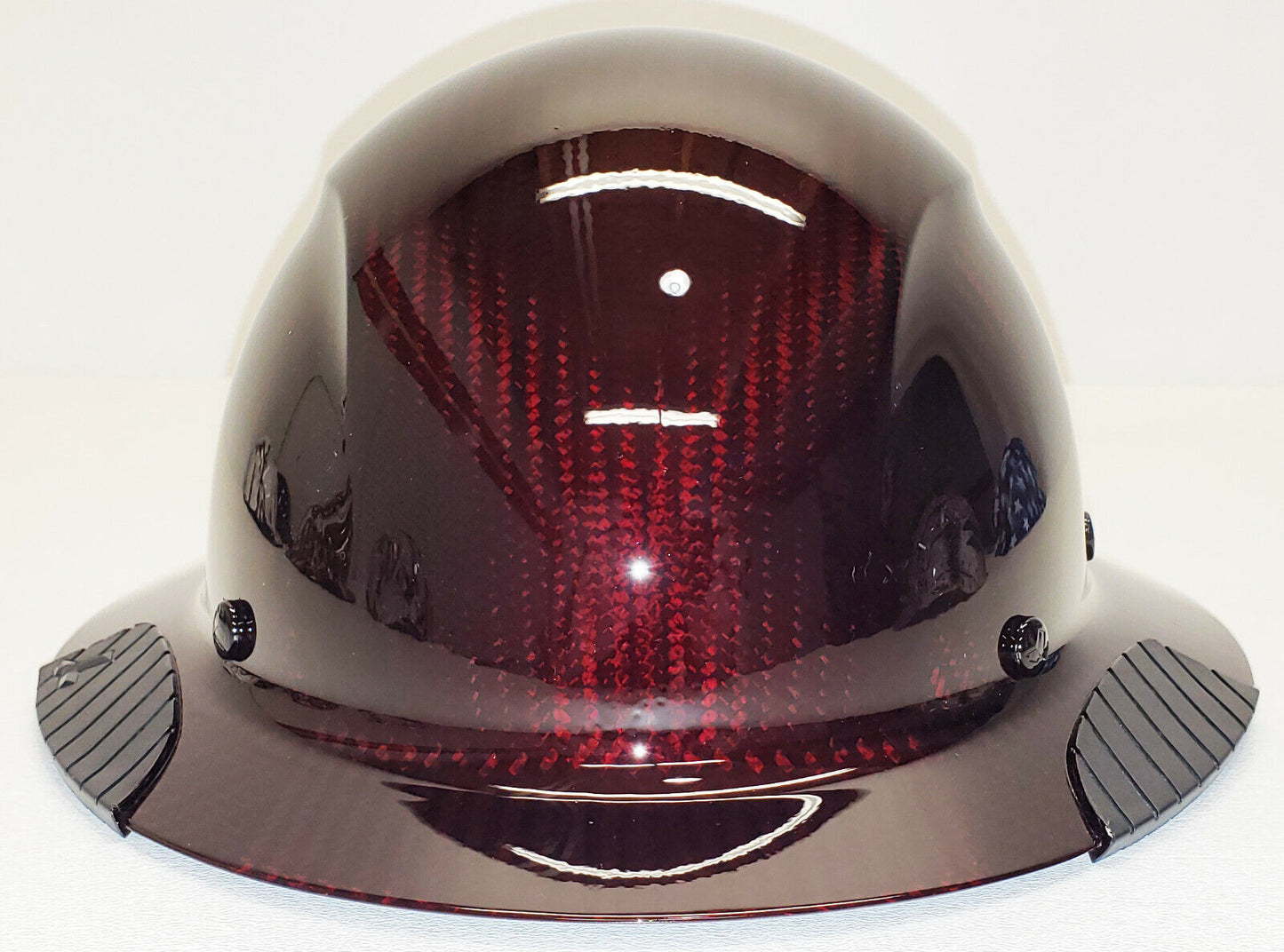 Custom Translucent Red Carbon Fiber Lift DAX Carbon Fiber HDC-15KG FB Hard Hat