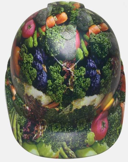 Hydro Dipped Hard Hat Ridgeline Cap Style Custom Veggies