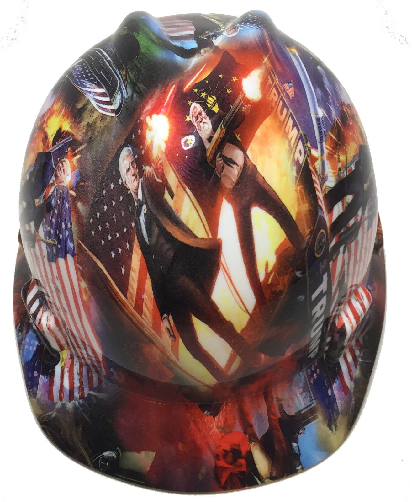 Hydro Dipped MSA Cap Style VGuard Hard Hat Trump