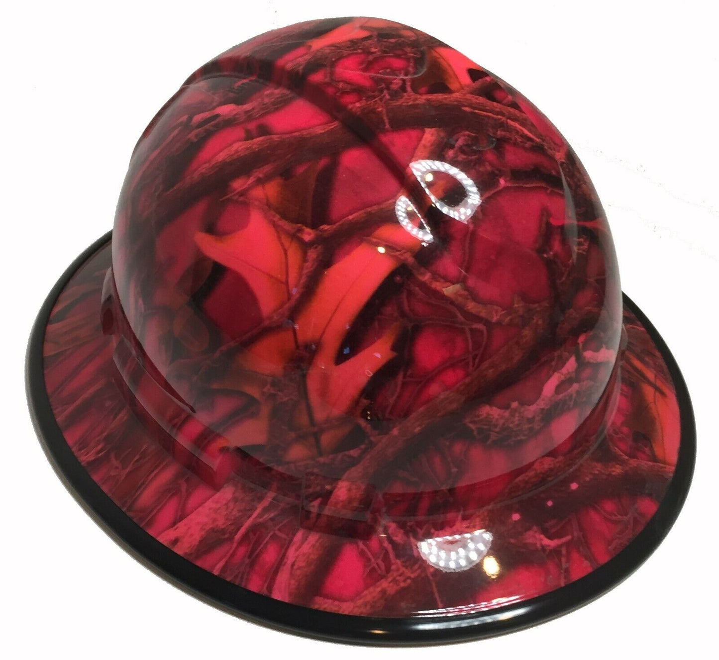 Hydro Dipped Hard Hat Ridgeline Full Brim Custom Pink Camo