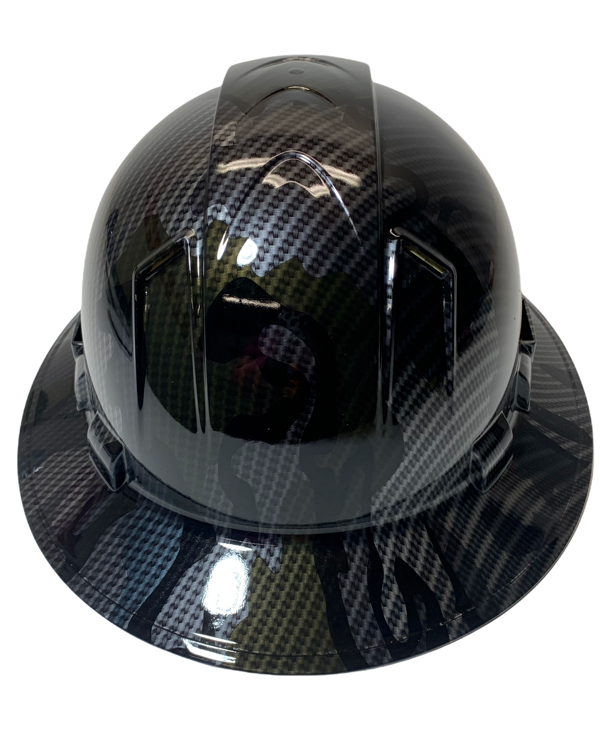 HydroDipped Hard Hat Ridgeline Vented FB Dipped Carbon Fiber Camo