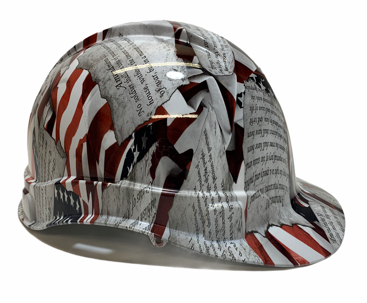 Hydro Dipped Hard Hat Ridgeline Cap Style Custom Amendments