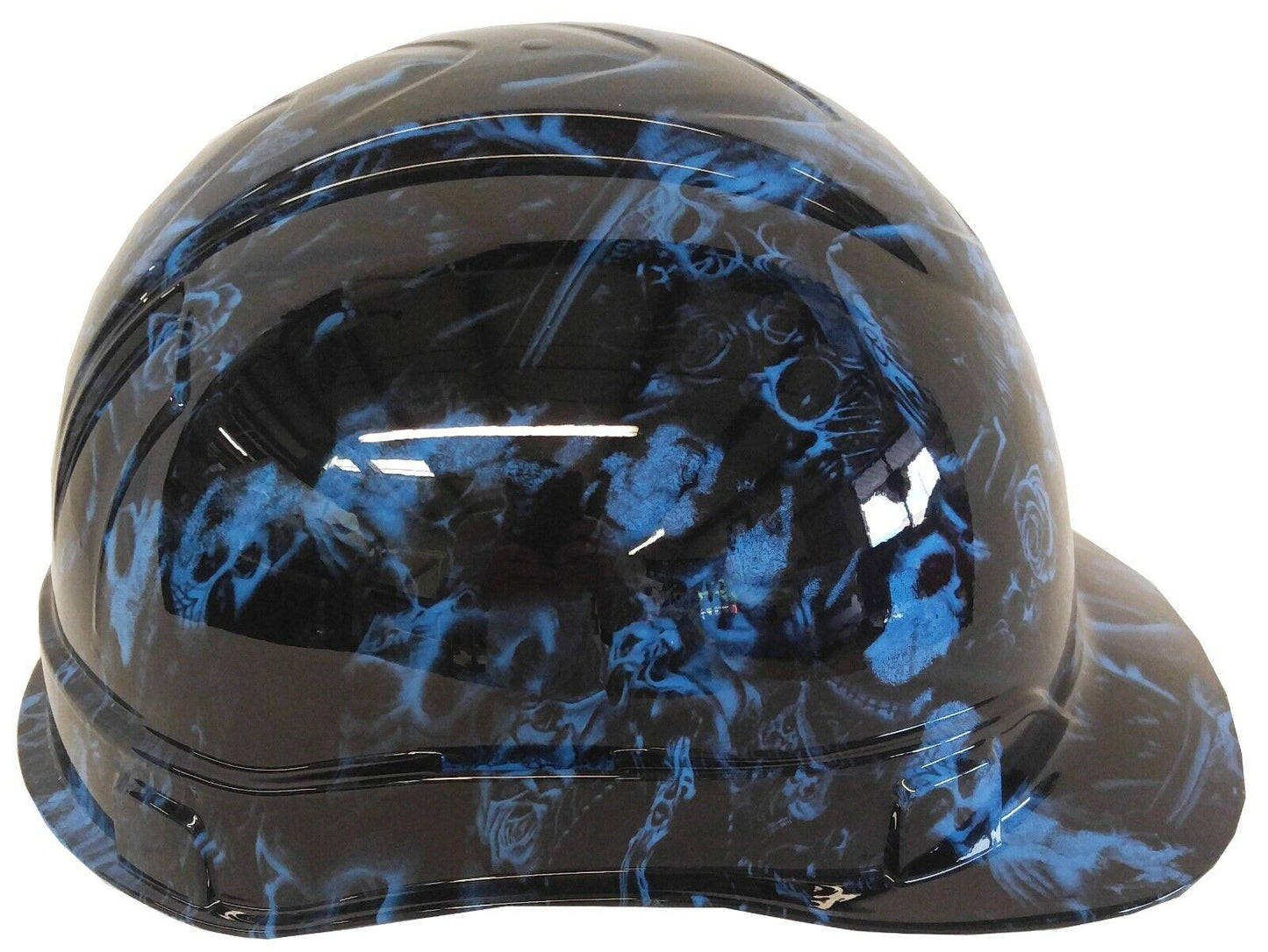 Hydro Dipped Hard Hat Ridgeline Cap Style Custom Light Blue Chicana