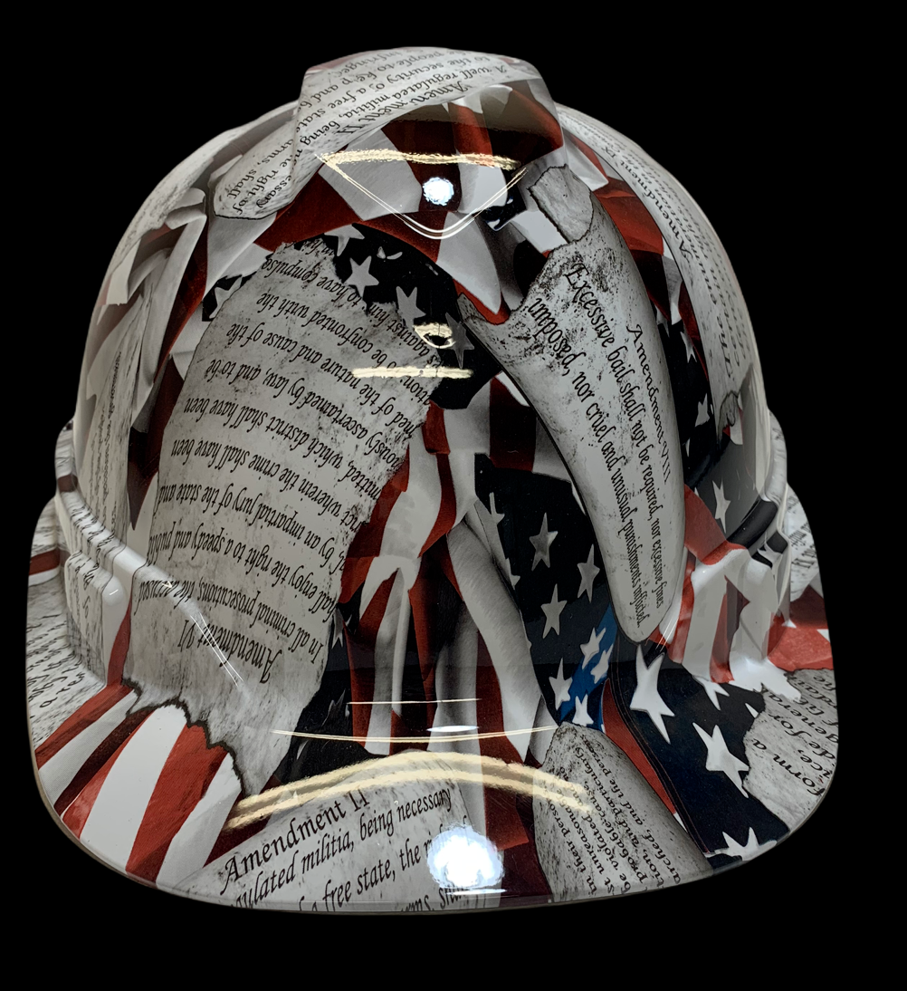 Hydro Dipped Hard Hat Ridgeline Cap Style Custom Amendments