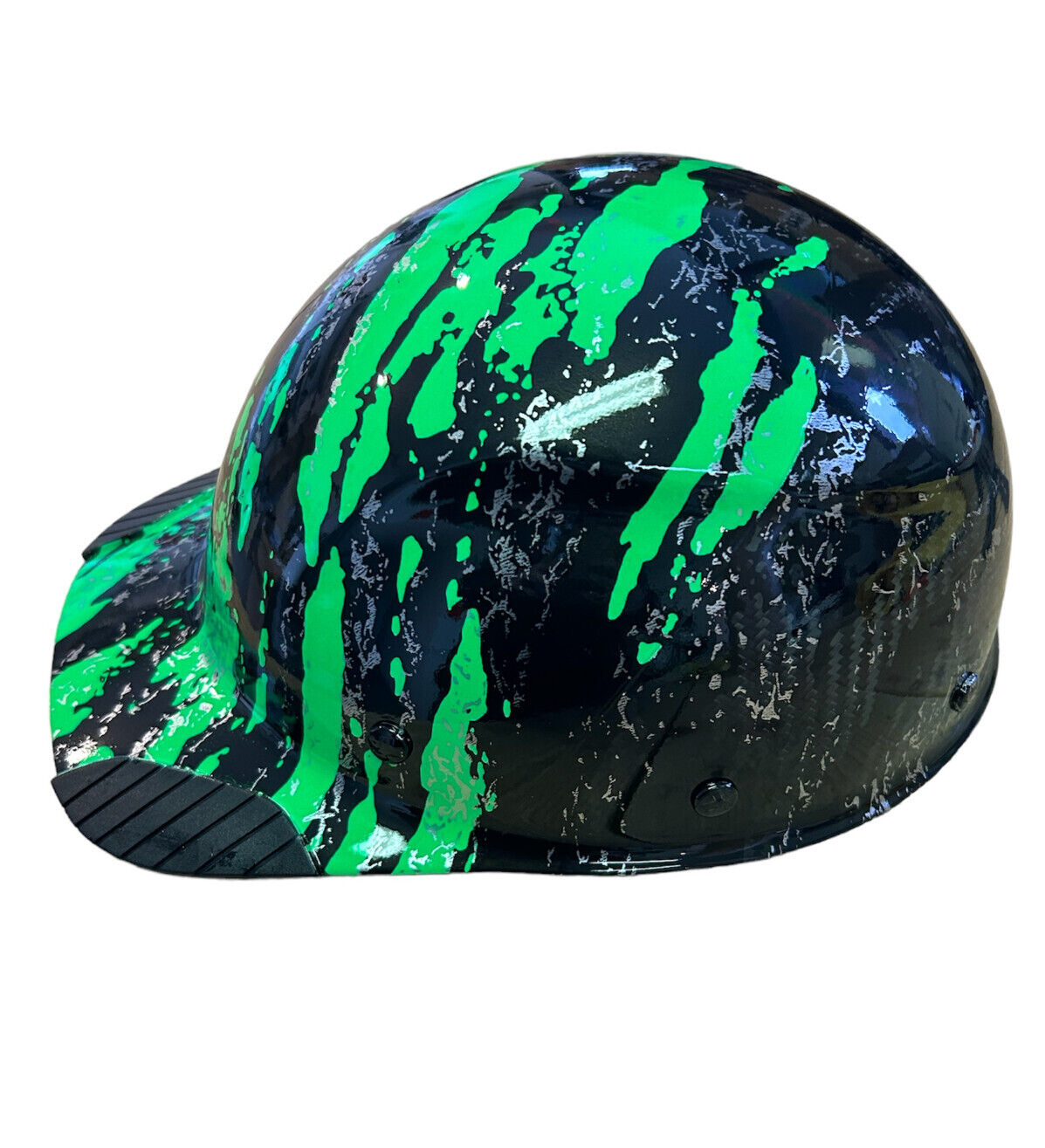 Custom Hydro Dipped Black and Green Marble Splash Lift DAX Fifty 50