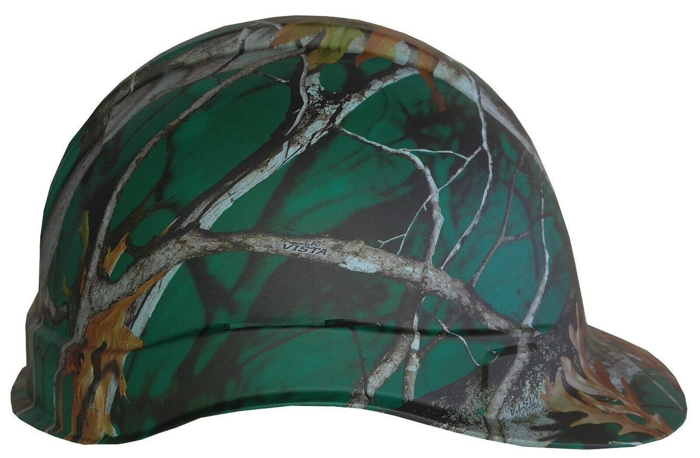 Hydro Dipped Hard Hat Ridgeline Cap Style Custom Green Vista Camo