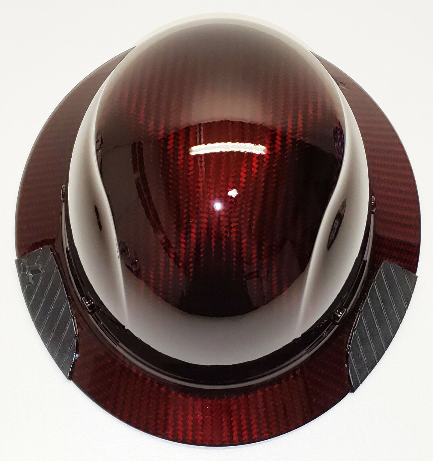 Custom Translucent Red Carbon Fiber Lift DAX Carbon Fiber HDC-15KG FB Hard Hat